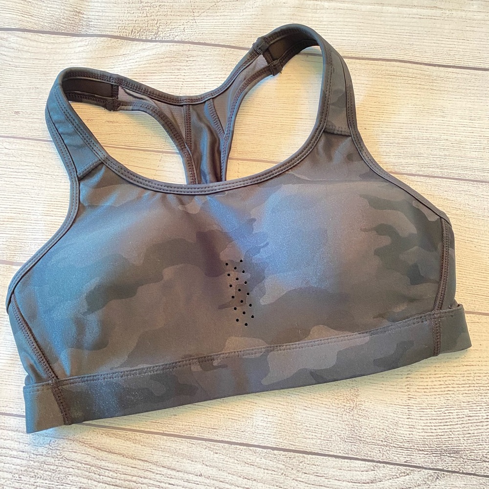 Avia Black Camouflage Sports Bra